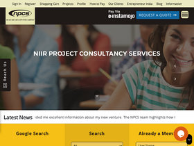 'niir.org' screenshot