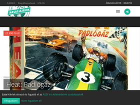 'tarsasjatekok.com' screenshot