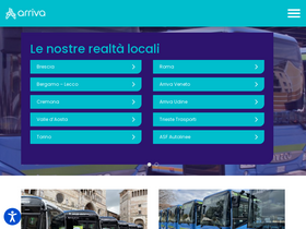 'arriva.it' screenshot