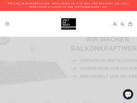 Voltdawatt homepage screenshot