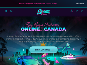 'shroombros.co' screenshot