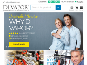 'divapor.com' screenshot