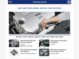 'testingautos.com' screenshot