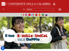 'unical.it' screenshot