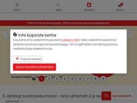 'apotheka.ee' screenshot