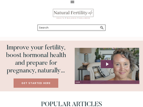 'natural-fertility-info.com' screenshot