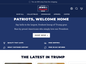 jewsfortrump.org homepage screenshot