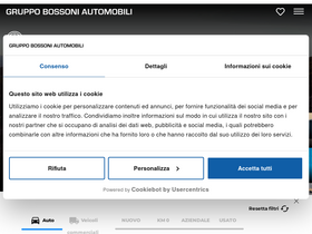 'gruppobossoni.it' screenshot
