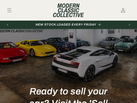 modernclassiccollective.com homepage screenshot