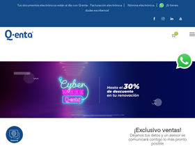 'qenta.app' screenshot