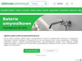 'zielonalazienka.pl' screenshot