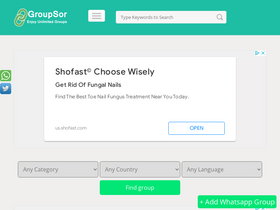 'groupsor.link' screenshot
