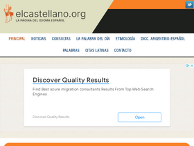 'elcastellano.org' screenshot