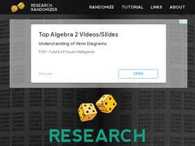 'randomizer.org' screenshot