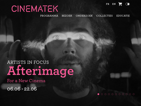 'cinematek.be' screenshot