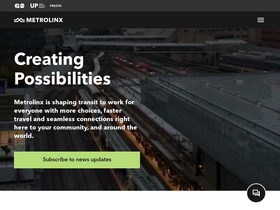 'metrolinx.com' screenshot