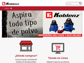 'koblenz.com.mx' screenshot