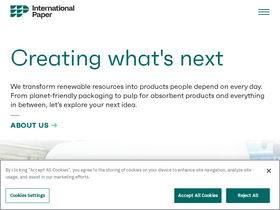 'internationalpaper.com' screenshot