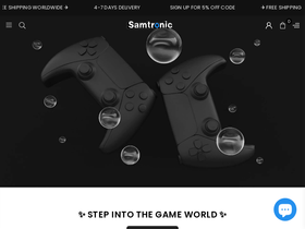 Samtronic homepage screenshot