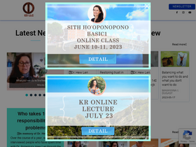 'hooponopono-asia.org' screenshot
