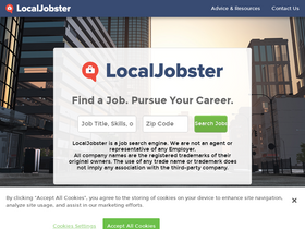 'localjobster.com' screenshot