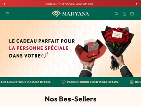 MARYANA BIJOUX website screenshot
