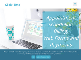 'click4time.com' screenshot