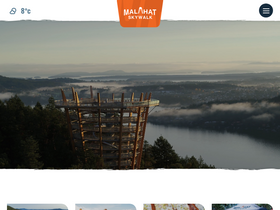 'malahatskywalk.com' screenshot