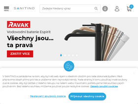 'sanitino.cz' screenshot