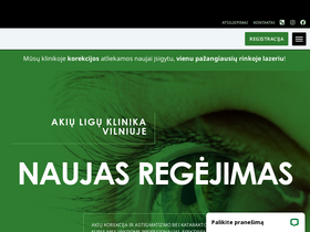 'eyes.lt' screenshot