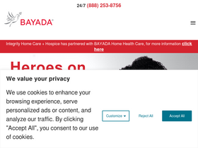 'bayada.com' screenshot