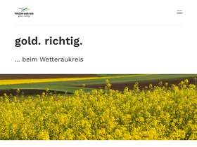 'wetteraukreis.de' screenshot