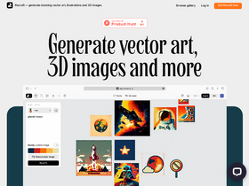 Recraft AI: Revolutionizing Design with Generative AI - Discover Recraft AI, the cutting-edge generative AI tool for creating stunning graphics, illustrations, and 3D designs. Learn about its features, how to use it, FAQs, application scenarios, and pricing.