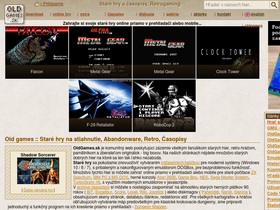 'oldgames.sk' screenshot