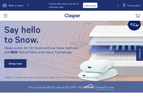 'casper.com' screenshot