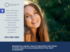 'paradigmtreatment.com' screenshot