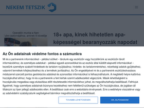 'nekemtetszik.net' screenshot