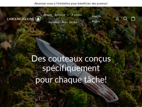 lamoureuxandsons.com homepage screenshot