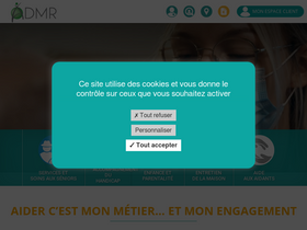 'admr.org' screenshot