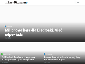 'filarybiznesu.pl' screenshot