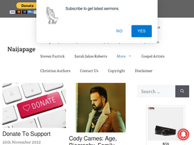 'naijapage.com' screenshot