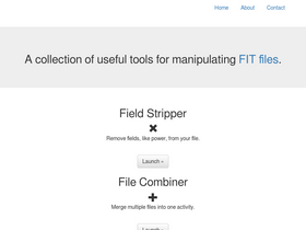 'fitfiletools.com' screenshot