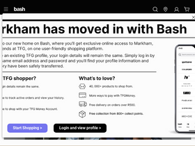 'markham.co.za' screenshot