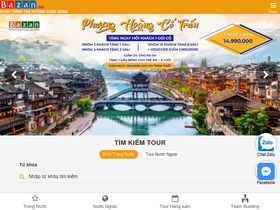 'bazantravel.com' screenshot