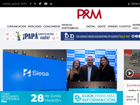 'revistapym.com.co' screenshot