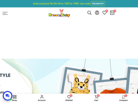nammababy.com homepage screenshot