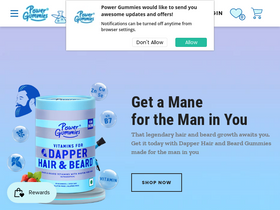 'powergummies.com' screenshot
