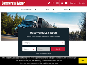 'commercialmotor.com' screenshot