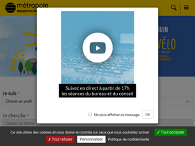 'metropole-rouen-normandie.fr' screenshot