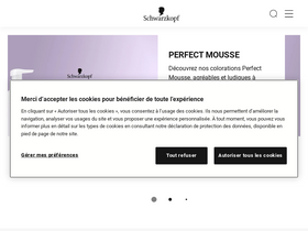 'schwarzkopf.fr' screenshot